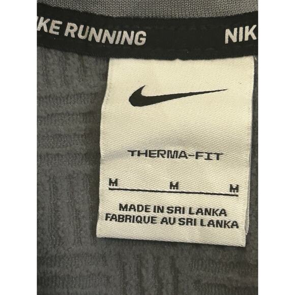 Nike Therma-Fit Gray 1/2 Zip Jacket Men's size M - Picture 3 of 3